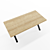 Industrial Oak Loft Table SP08 3D model small image 4