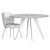 Modern Dining Set 99: Stylish and Versatile 3D model small image 5