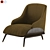 Brigid Contemporary Armchair - Relaxation in Style 3D model small image 1