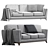 Ceni Volcanic Gray Sofa: Modern Comfort for Your Home 3D model small image 5