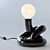 Sleek Metal Knot Table Lamp 3D model small image 2