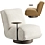 Bronwyn Swivel Chair: Modern Elegance, Perfect Swivel 3D model small image 8