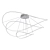 Axo Light Hoops Ceiling Light 3D model small image 2