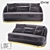 Sleek Modern Sofa with LoftDesigne - 2896 model 3D model small image 1