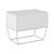 Modern Bedside Table: CP1801-H-BLANCO 3D model small image 2