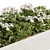 Beautiful White Flower Bush Set 3D model small image 3