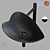 Black Heart Washbasin: Sleek and Stylish 3D model small image 1