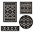 Versatile Rug Set with VRayFur 3D model small image 1