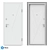 Hi-Tech Entrance Door HT-118 - Modern Style 3D model small image 1