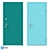 Hi-Tech Entrance Door HT-118 - Modern Style 3D model small image 4