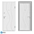 Hi-Tech Entrance Door: HT-133 Aluminium Design 3D model small image 1