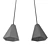 Concrete Pendant Light 3D model small image 2