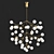 Elegant Mara Grande Chandelier 3D model small image 1