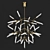 The Grandeur of Light: Spur Chandelier 3D model small image 1