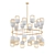 Elegant Capsule Chandelier 3D model small image 1