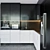 Sleek Kitchen 11: Stylish and Functional 3D model small image 4