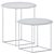 Modern Elegance: MT Coffee Tables Set 3D model small image 3