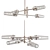 Modern Valante Chandelier: Elegant Lighting Solution 3D model small image 1