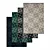 Hand-Woven Loop Rug in New Zealand Wool 3D model small image 2