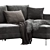 Elevate Your Comfort with Meridiani Louis Up Sofa 3D model small image 3