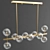 Modern LARGO Chandelier: Sleek and Stylish 3D model small image 4