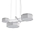 Elegant Excel Chandelier 3D model small image 2