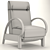Luxurious Rivera Leather Recliner 3D model small image 3