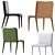 Luxury Estancia Leather Cara Dining Chair 3D model small image 5