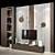 325 TV Shelf Set: Organize Your Space 3D model small image 3