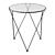 Modern Glass Table: T0170 3D model small image 1