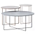 Sleek Metal Coffee Table: Junsei 3D model small image 1