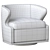 Elegant Dorset Chair 3D model small image 4