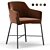 Stylish and Comfy Leah Chair 3D model small image 1
