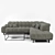 Ultimate Comfort Sofa 3D model small image 1