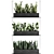 Vertical Greenery Wall: Exotic Plants, Indoor Gardening 3D model small image 2