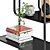 Vintage-Inspired Metal Bookcase 3D model small image 4