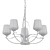 Elegant Floral Chandelier 3D model small image 2