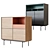 Modern Minimalist Aura High Sideboards 3D model small image 3