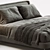 Elegant Minotti Spencer Bed 3D model small image 3