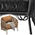 Strata Leather Lounge Chair: Elegant Comfort for Any Space 3D model small image 4