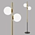 Elegant 2-Light Jugen Floor Lamp 3D model small image 2
