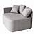 Minimalist Turbo Sofa 3D model small image 1