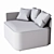 Minimalist Turbo Sofa 3D model small image 4