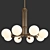 Elegant Modern Halo Chandelier 3D model small image 1