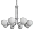 Elegant Modern Halo Chandelier 3D model small image 2