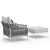 Sleek Outdoor Comfort: Talenti Frame Armchair 3D model small image 2