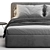 Sleek Bonaldo True Bed: Modern Elegance 3D model small image 3