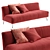 Modern Vibieffe 710 POP2 Sofa 3D model small image 1