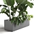 Metal Vase Indoor Plant Collection 3D model small image 2