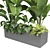 Metal Vase Indoor Plant Collection 3D model small image 3